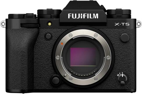 كاميرا Fujifilm X-T5 بدون مرآة، حزمة سوداء مع بطاقة SD سعة 128 جيجابايت، حقيبة ظهر، بطارية 2X، شاحن، واقي شاشة، حزام كاميرا، حافظة بطاقة SD، مجموعة تنظيف in Kuwait
