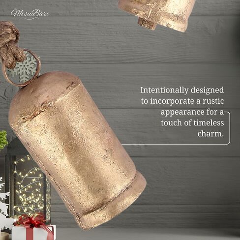 2" Brass Hanging Entry Bell Decorative Doorbell with Leather Strap for Home, Barn, Farmhouse and Store in Saudi Arabia