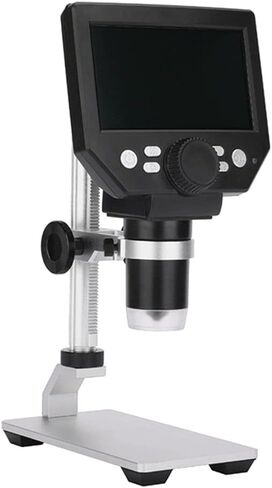 Electronic USB Microscope 1-1000X Digital Soldering Video Microscopes 4.3" LCD HD Magnifying Camera Metal Stand Magnifier in Saudi Arabia