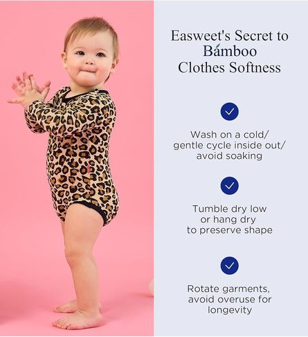 Baby Boy Girl Bodysuit Long Sleeve Bamboo-Derived Viscose One-Piece Romper in Saudi Arabia