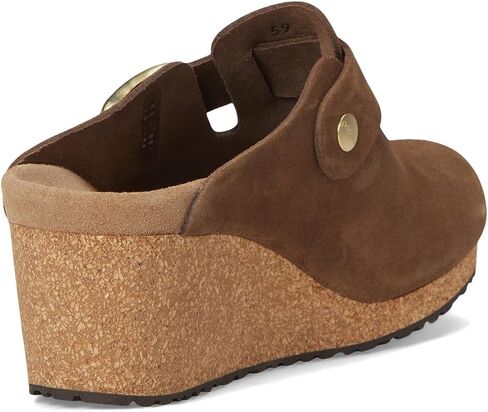 Birkenstock Women's Papillio Fanny Wedge Clog-Suede Sandal in Saudi Arabia
