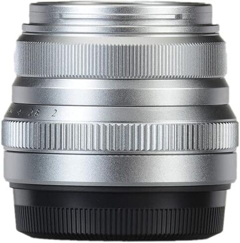 Fujifilm XF 35mm f/2 R WR Lens (Silver) Bundle with 43mm 3PC Filter Kit + Lens Cap + Cap Leash + More Accessories | Fuji XF35mmf2 Lens in Saudi Arabia