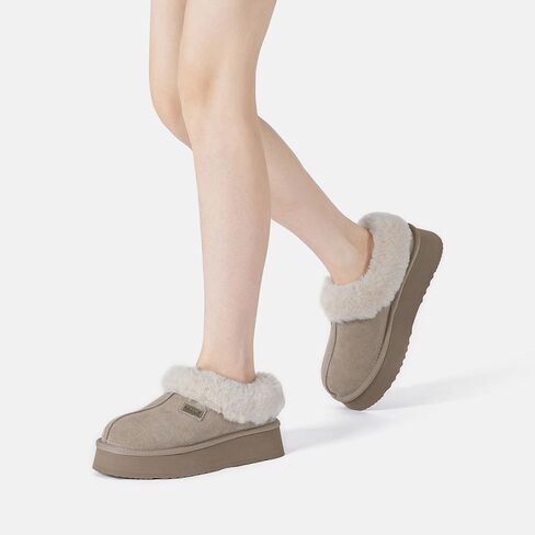 EVERAU Women Topknot Leather Slippers in Saudi Arabia