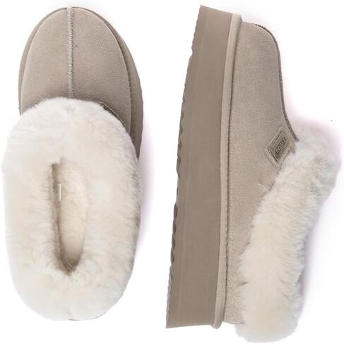 EVERAU Women Topknot Leather Slippers in Saudi Arabia