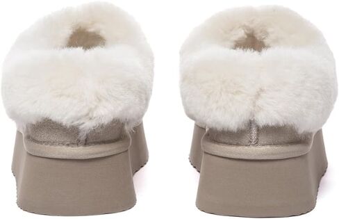 EVERAU Women Topknot Leather Slippers in Saudi Arabia