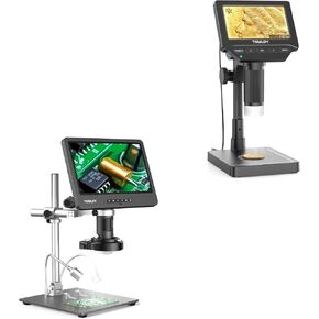 TOMLOV DM4W Coin Microscope with Scale: 4.3" LCD Digital Microscope with Screen+TOMLOV DM602 Pro 10.1" HDMI Digital Microscope in Kuwait
