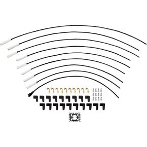 Universal 9001C Extreme 9000 Spark Plug Wire Set 8mm, 90 Degree White Ceramic Boots in Saudi Arabia