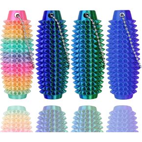 4 Pcs Little Ouchies Pain Fidget, Pain Stim Fidget Toy for Adults, 3D Printed Spiky Grippie Keychain, Sensory Toy for Anxiety Relief & Focus, Office Workers Novelty Gifts for Friends Family in Kuwait