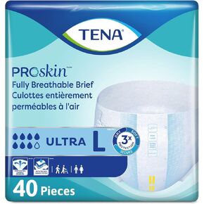 TENA PROSKIN ULTRA البالغين البالغ موجز م ما يمتص الثقيلة التنفس ، 67200 ، 80 CT in Kuwait