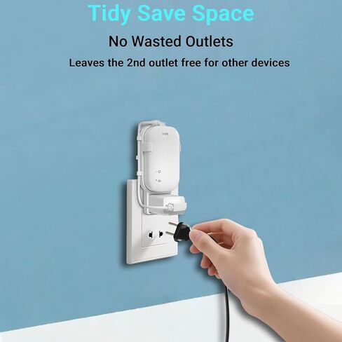 Outlet Wall Mount for Blink Sync Module Core, with Short Cable,Sync Module Mount for Blink Outdoor/Indoor Security Camera, No Messy Wires No Drilling in Saudi Arabia