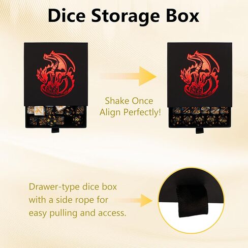 MTG Dice Set مع عدادات لـ Final Fantasy MTG - 50 DICE بما في ذلك الكلمات الرئيسية ، +1 إلى +6 ، و -1 إلى -6 عدادات - يأتي مع صندوق تخزين وحقيبة (إصدار نمط) in Kuwait