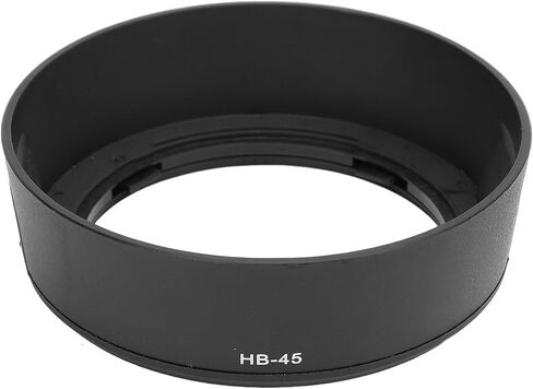 HB 45 Camera Lens Hood Shade Reversible Effective Light Shading D5100 D3200 D60 18 to 55mm Lens Black in Saudi Arabia