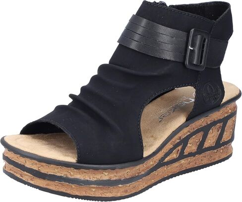 Rieker 68191 Rose Women's Wedge Sandals in Saudi Arabia