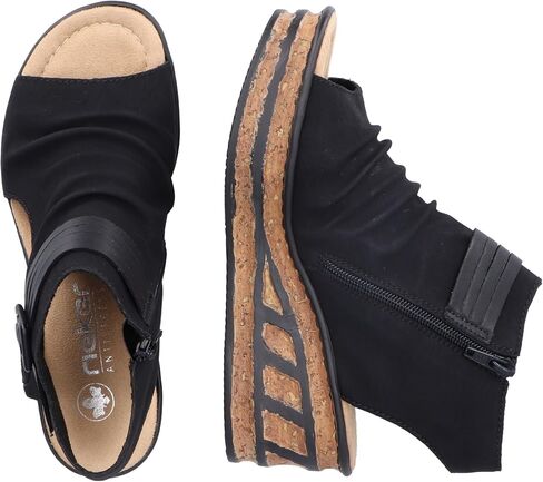 Rieker 68191 Rose Women's Wedge Sandals in Saudi Arabia
