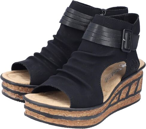 Rieker 68191 Rose Women's Wedge Sandals in Saudi Arabia