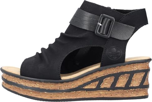 Rieker 68191 Rose Women's Wedge Sandals in Saudi Arabia