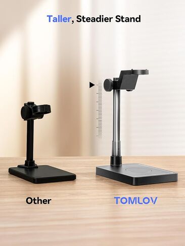 TOMLOV DM4W Coin Microscope with Scale: 4.3" LCD Digital Microscope with Screen+TOMLOV DM602 Flex Digital Soldering Microscope 2000x in Kuwait