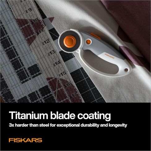Fiskars Loop Rotary Cutter, Explore Collection Mountain Haze, Precision-Ground Steel Blade for Fabric, Felt and Vinyl, 45mm in Saudi Arabia