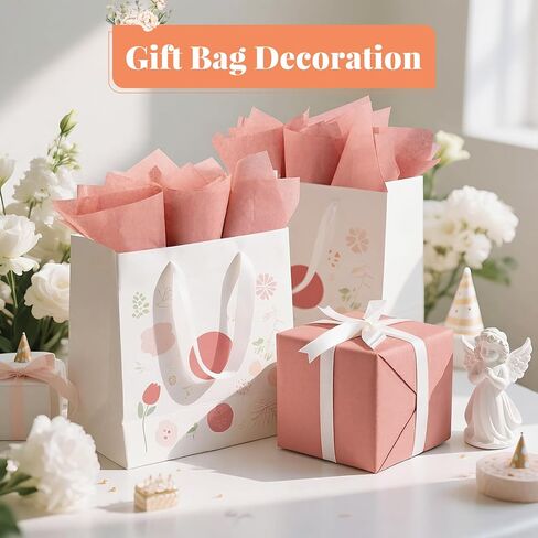 Simetufy 60 ورقة Sage Green Tissue Paper لأكياس الهدايا ، و 14 × 20 بوصة ورقة غلاف خضراء فاتحة ، والهدف من الأنسجة الورق الجزء الأكبر للحرف عيد ميلاد التخرج التخرج ديكور حفلة in Saudi Arabia
