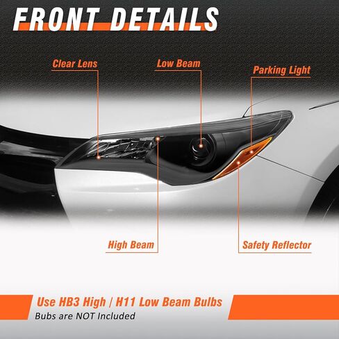 لعام 2015 2016 2017 Camry Headlights Assembly متوافق مع 15 16 17 in Saudi Arabia