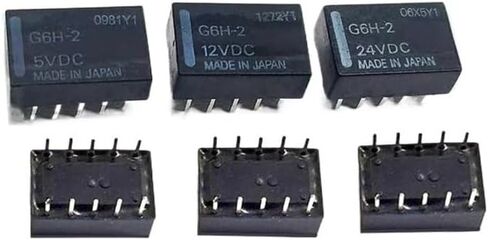 5PCS G6H-2-5VDC G6H-2-12VDC G6H-2-24VDC G6H-2 5V 12V 24V 10-pin Relay(G6H-2-24VDC) in Saudi Arabia