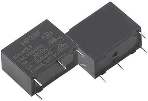 10PCS Relay HF33F-005/012/024-HSL3 Normally Open 4-pin 5A high Sensitivity Type(HF33F-005-HSL3) in Saudi Arabia