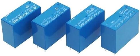 5PCS Relay SMI-05V 12V 24VDC-SL-A -SL-C -SL-2A SL-2C(5PCS SMI-05VDC-SL-2A) in Saudi Arabia