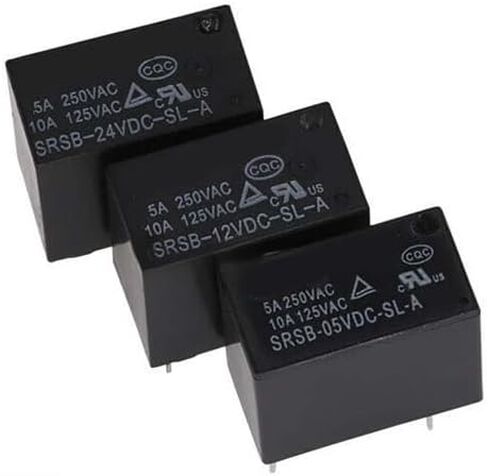 50PCS SRSB-12VDC-SL-A 5VDC 24VDC 4-pin Normally Open Relay 5A(SRSB-05VDC-SL-A) in Saudi Arabia