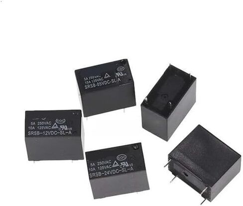 50PCS SRSB-12VDC-SL-A 5VDC 24VDC 4-pin Normally Open Relay 5A(SRSB-05VDC-SL-A) in Saudi Arabia