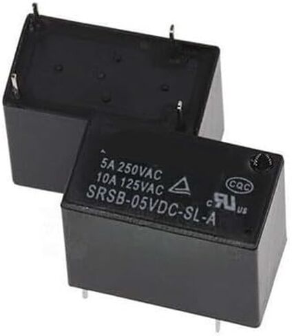 50PCS SRSB-12VDC-SL-A 5VDC 24VDC 4-pin Normally Open Relay 5A(SRSB-05VDC-SL-A) in Saudi Arabia
