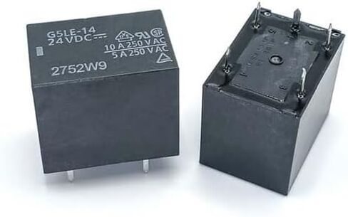 5PCS Relay G5LE-14-5VDC 12VDC 24VDC DC12V DC24V 5-pin T73 10A(5PCS G5LE-14-5VDC) in Saudi Arabia