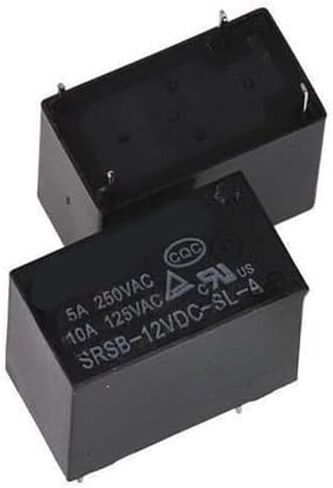 50PCS SRSB-12VDC-SL-A 5VDC 24VDC 4-pin Normally Open Relay 5A(SRSB-05VDC-SL-A) in Saudi Arabia