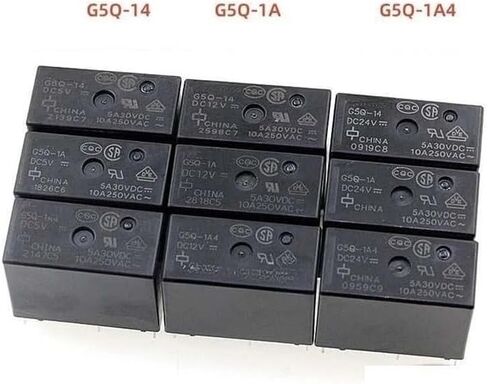 5PCS Relays G5Q-14 G5Q-1A G5Q-1A4-DC5V DC12V DC24V(G5Q-1A-DC12V 4PIN) in Saudi Arabia