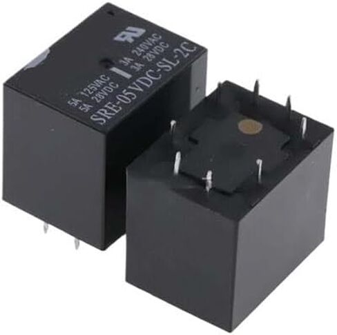 10 قطعة SRE -05 12 24VDC-SL-2C 5V 12V 24V 8-pin 2-Group تحويل 3A240V التتابع (SRE-12VDC-SL-2C) in Saudi Arabia