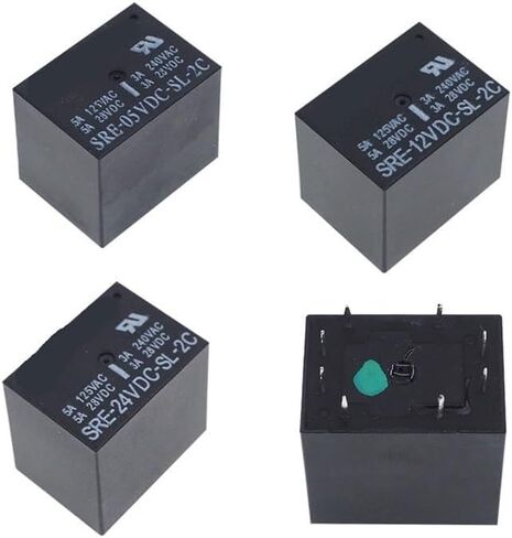 10 قطعة SRE -05 12 24VDC-SL-2C 5V 12V 24V 8-pin 2-Group تحويل 3A240V التتابع (SRE-12VDC-SL-2C) in Saudi Arabia
