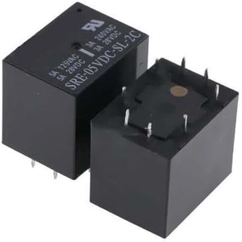 10 قطعة SRE -05 12 24VDC-SL-2C 5V 12V 24V 8-pin 2-Group تحويل 3A240V التتابع (SRE-12VDC-SL-2C) in Saudi Arabia