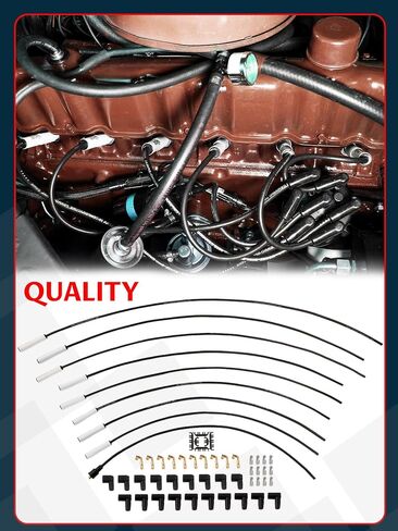 Universal 9001c Extreme 9000 Sclop Plug Wire Set 8mm ، 90 درجة أحذية خزفية بيضاء in Kuwait