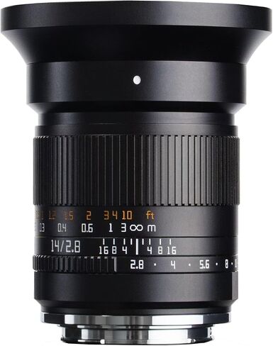 TTARTISAN 14 مم F2.8 للتركيب على شكل حرف L، عدسة ذات إطار كامل بزاوية واسعة للغاية وفتحة كبيرة لكاميرات التركيب على شكل حرف L in Saudi Arabia