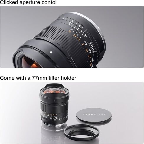 TTARTISAN 14 مم F2.8 للتركيب على شكل حرف L، عدسة ذات إطار كامل بزاوية واسعة للغاية وفتحة كبيرة لكاميرات التركيب على شكل حرف L in Saudi Arabia