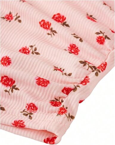 Milumia Girl's Ditsy Floral Halter أعلى بلا أكمام عارية الذراع in Kuwait
