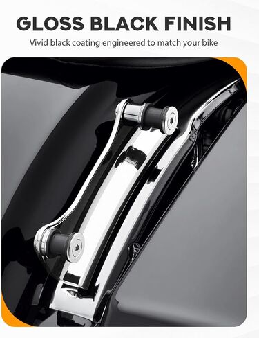 PBYMT 4 Point Docking Hardware Kit Chrome Compatible for Harley Davidson Road Glide Road King Street Glide Electra Glide 2014-2024 in Saudi Arabia