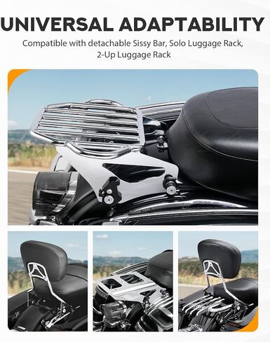 PBYMT 4 Point Docking Hardware Kit Chrome Compatible for Harley Davidson Road Glide Road King Street Glide Electra Glide 2014-2024 in Saudi Arabia