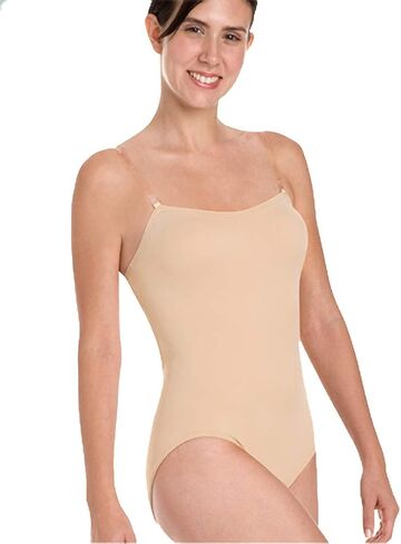 Body Wrappers Womens UnderWraps Padded Bust Low Back Leotard - Style 285 in Saudi Arabia