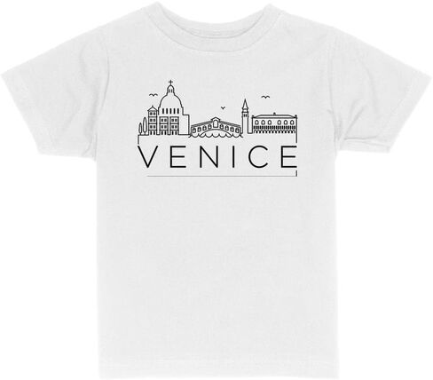 Skyline Venice Italy Toddler Kids T-Shirt in Saudi Arabia