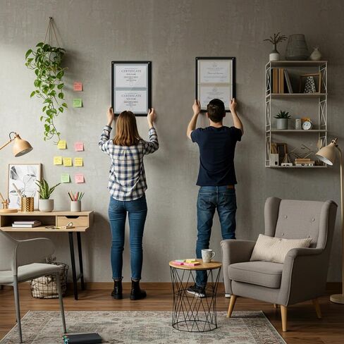 14 × 20 إطار دبلوم مزدوج أكريليك لمدة 8.5 × 11 دبلومات ، شهادات ، درجات ، مستندات واضحة جدار جبل إطار الصورة العائمة العائمة. in Saudi Arabia