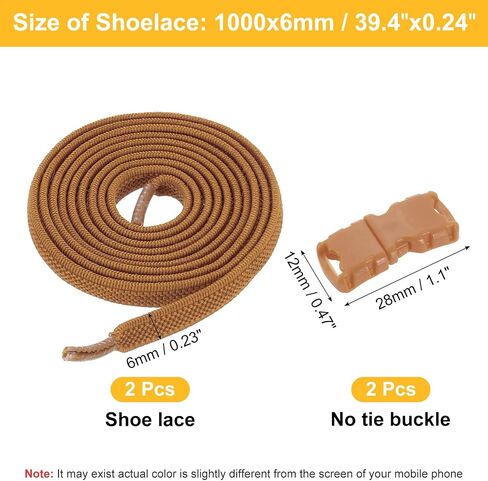 uxcell Elastic Tieless Shoe Laces No Tie Flat Shoelaces Stretch Shoes Strings for Adults Sneakers in Saudi Arabia
