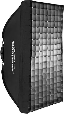 Westcott FJ400-SE Studio Strobe 400Ws Bundle with FJ-X3 S Wireless Trigger, ClickBox 2x3 Softbox and 40-Degree Egg Crate Grid (4 Items) in Saudi Arabia