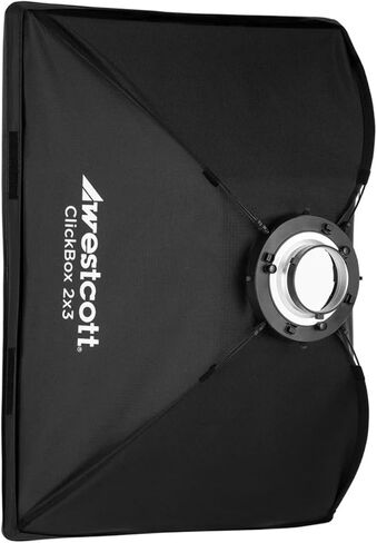Westcott FJ400-SE Studio Strobe 400Ws Bundle with FJ-X3 S Wireless Trigger, ClickBox 2x3 Softbox and 40-Degree Egg Crate Grid (4 Items) in Saudi Arabia