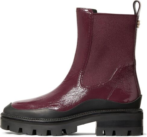 kate spade new york Women's London Crinkle Patent Leather Chelsea Boot in Saudi Arabia