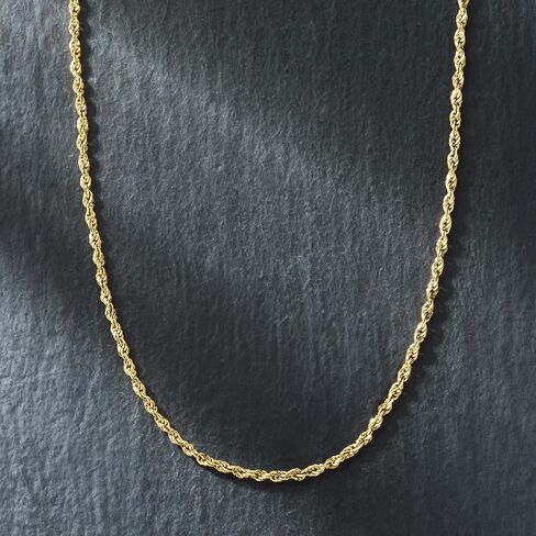 Pure Collection by Ross-Simons 1.5mm 14kt Yellow Gold Twisted Rope-Chain Necklace in Saudi Arabia